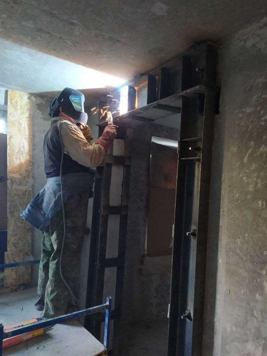 Усиление Резка Расширение проемов Демонтажные работы Штробы Харьков