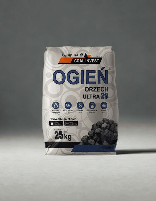 Węgiel orzech Ogień Ultra 29mj