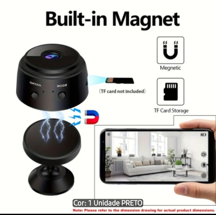 Mini camera de segurança e vigilância