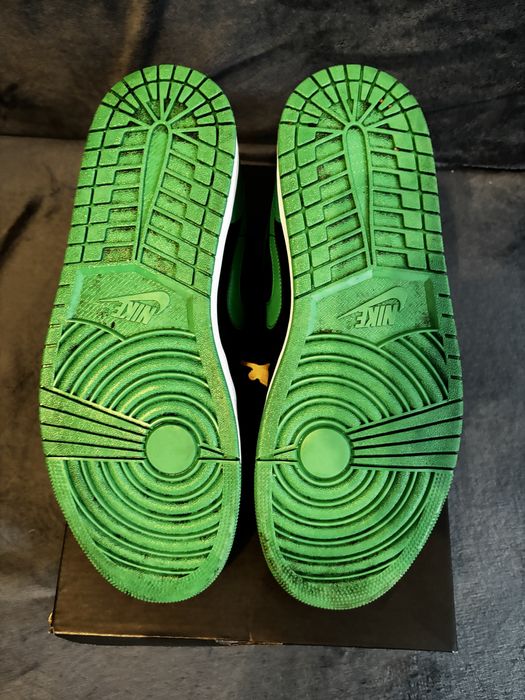 Air Jordan 1 Low czarno zielone