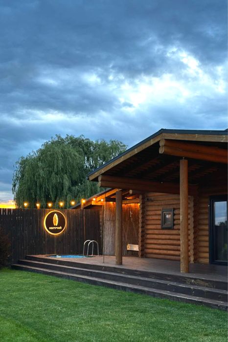 Аренда дома посуточно, БАНЯ на дровах + купель Харьков!