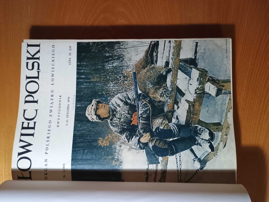 Łowiec Polski roczniki 1970-71 oprawa