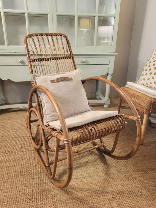 cadeirao  baloiço, poltrona, bambu, rattan, verga, rustico