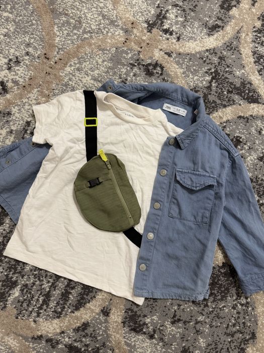 Сорочка zara на хлопчика 92р футболка з бананкою next 2/3р