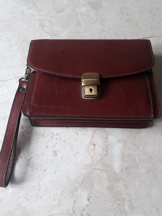 Барсетка  шкірна