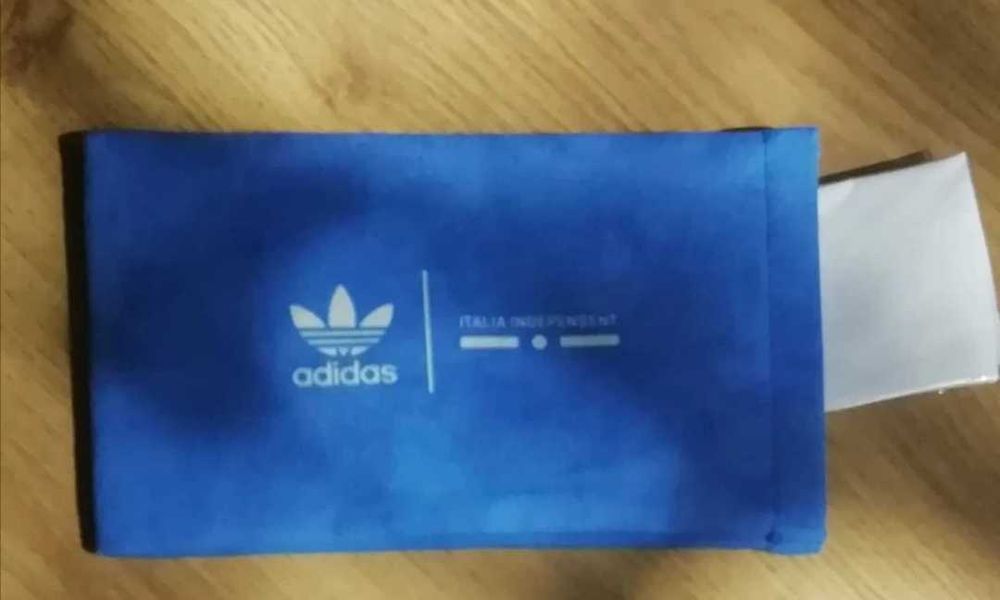 Etui na okulary, Adidas, nowe, tanio, niebieskie