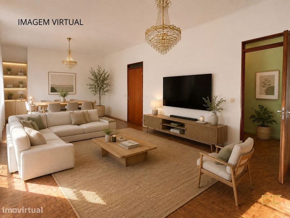 Apartamento T3 com Garagem - Abadias!