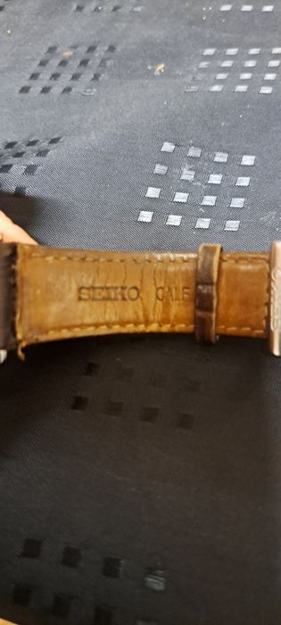 Relógio Seiko cronógrafo.