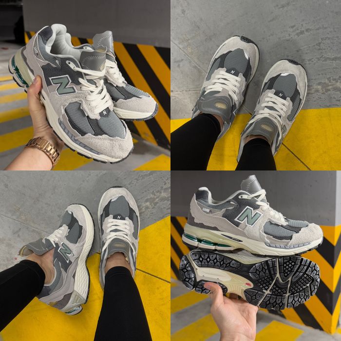 Жіночі спортивні кросівки  New Balance 2002R Protection Pack Rain  нью баланс сірі