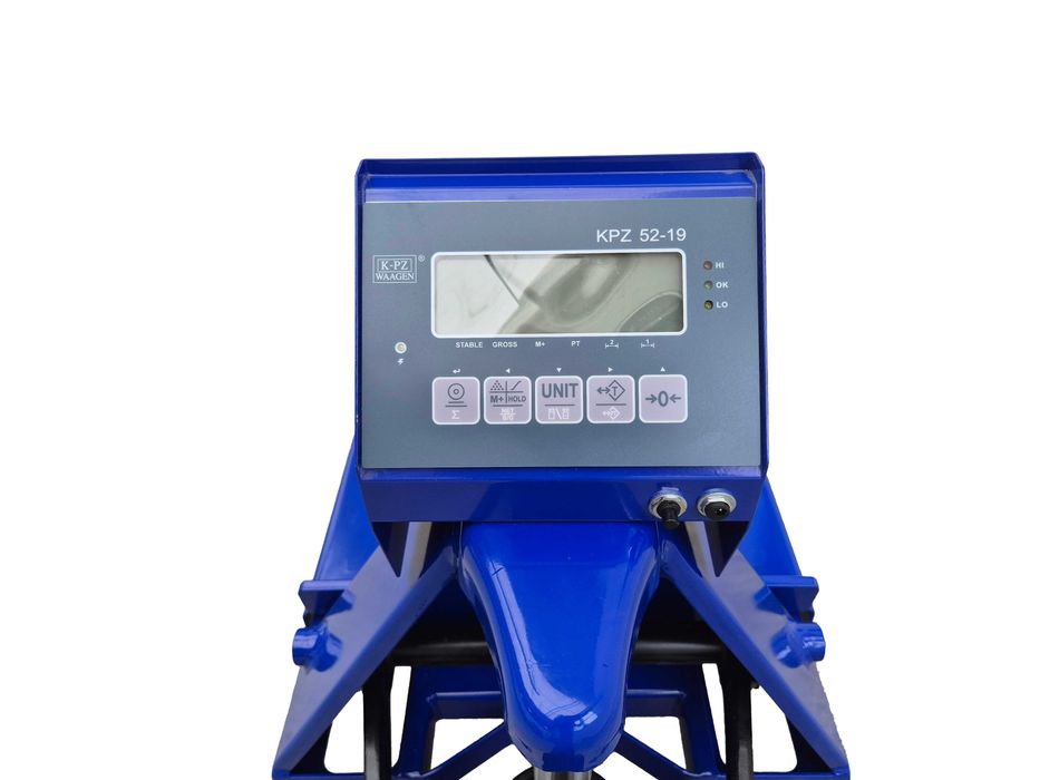 Paleciak z Wagą KPZ 71-10 Nowy Wózek Paletowy Ważący Wysyłka