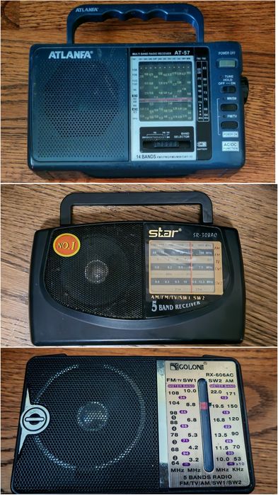 Радиоприемники FM Atlanfa, Star, Golon
