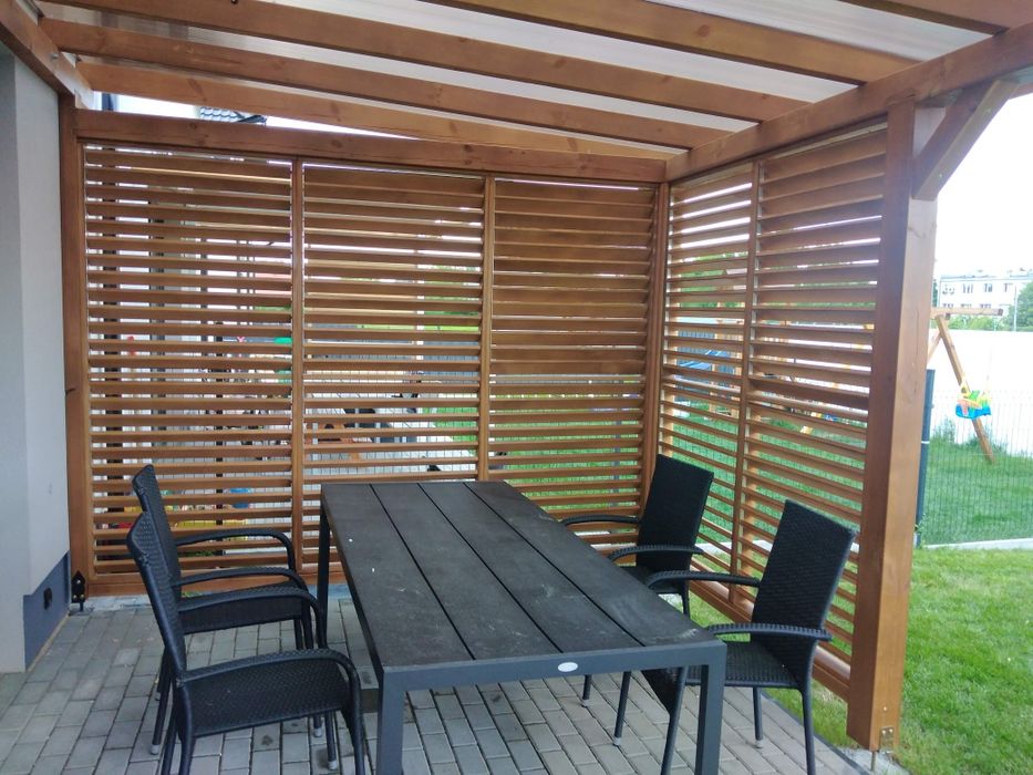 Pergola tarasowa zadaszenie tarasu