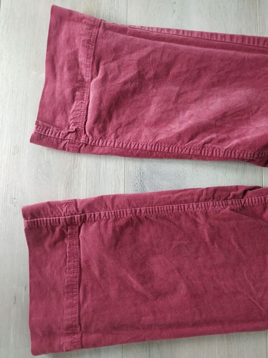 Malinowe spodnie typu Wide Cool Club rozm. 140