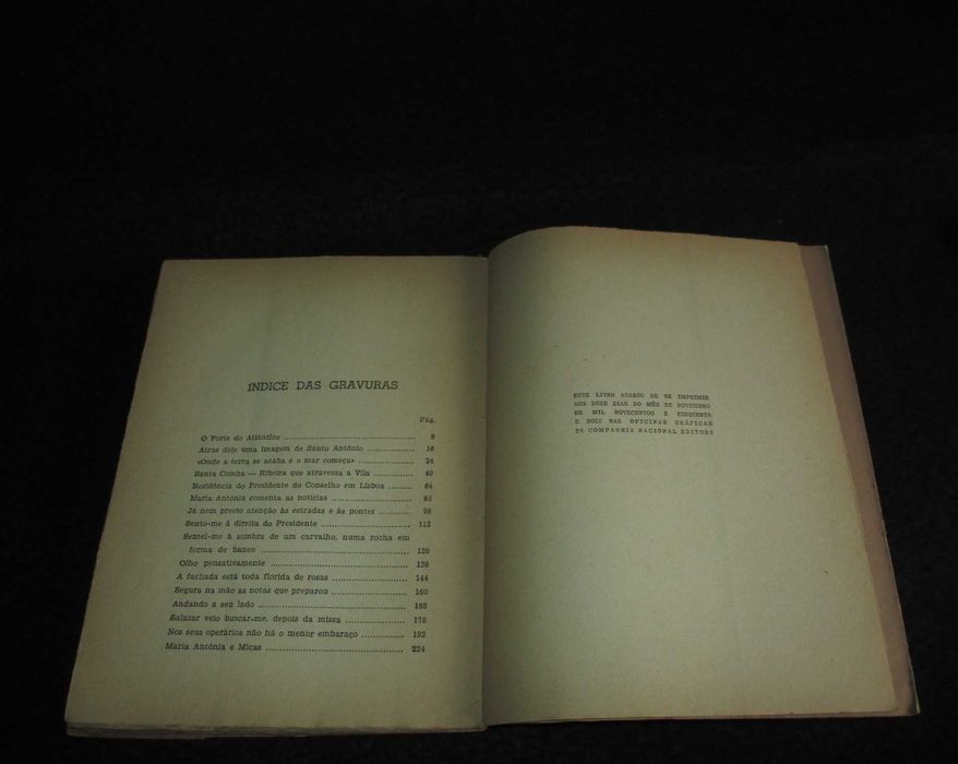 Livro Férias com Salazar Christine Garnier 1952