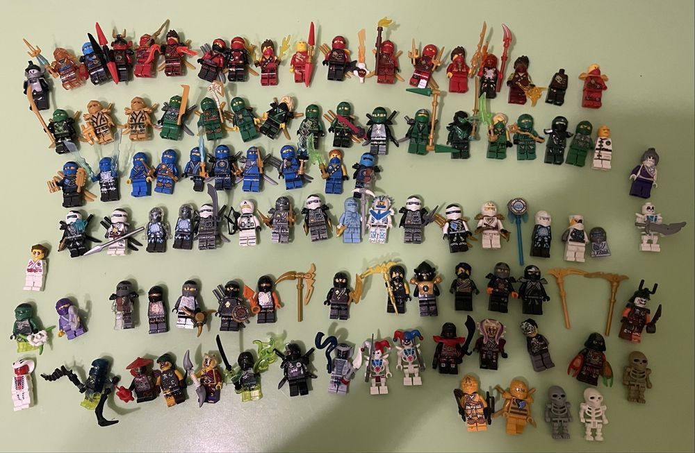 Lego ninjago лего ниндзяго аналог набор с фигурками лотом