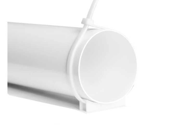 Uchwyt, obejma z PCV do rur wentylacyjnych