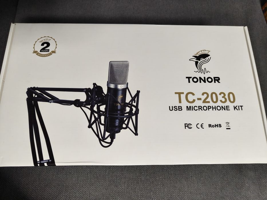 Mikrofon USB TONOR TC-2030, zestaw z ramieniem