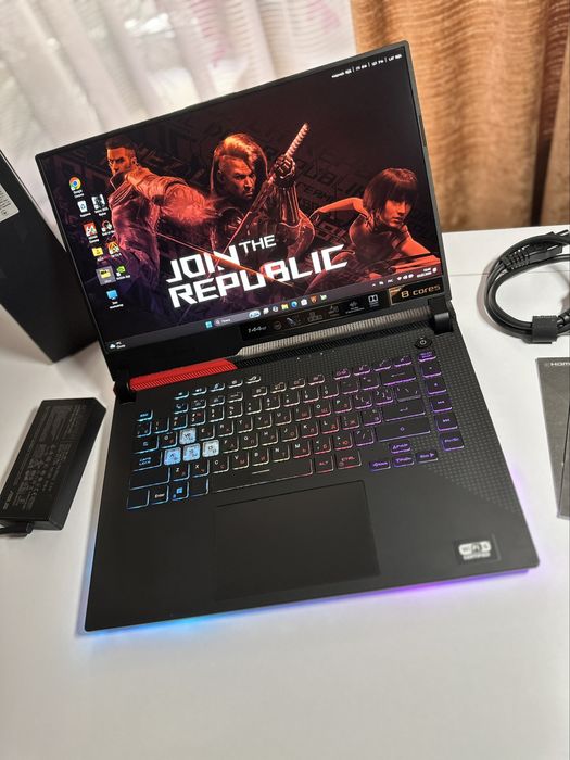 ‼️Rog Strix 15.6‼️Ryzen7 16core/144Hz/512GB/16GB/Ноутбук/Гарантия!!!