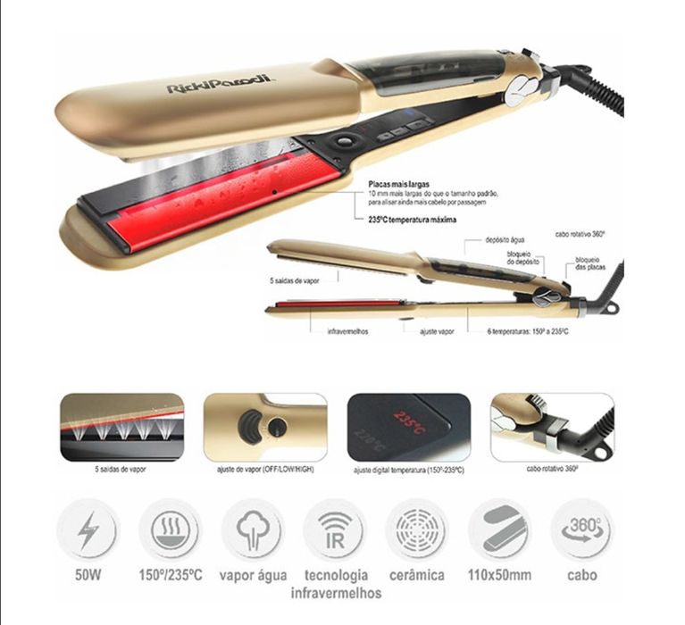 Prancha RickyParodi Nova Infra Vermelhos