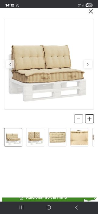 Almofadas grandes Leroy Merlin