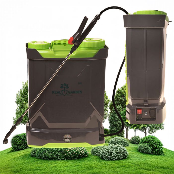 Opryskiwacz Plecakowy Akumulatorowy Elektryczny 16L Zestaw Do Ogrodu