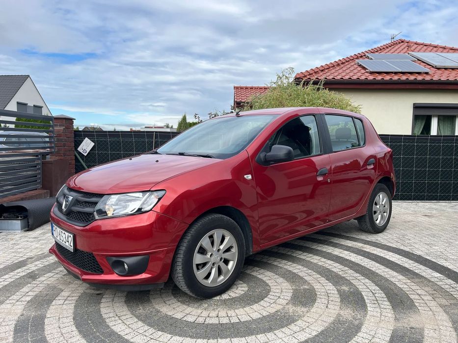 Dacia Sandero SalonPL 1Wł 1.2 Benzyna 74KM ASO Klima Elektryka Alusy Bezwypadkowy