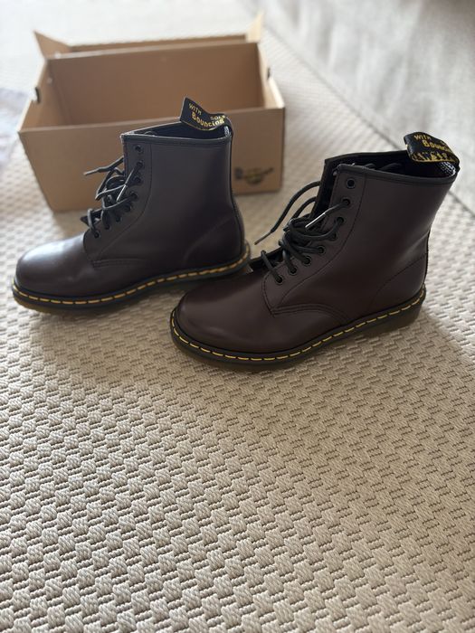 Botas Dr. Martens 1460 Burgundy Smooth