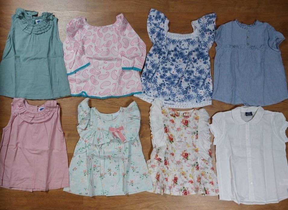 Camisas da Lanidor, Patrícia Mendiluce e Zippy, menina 6/7 anos