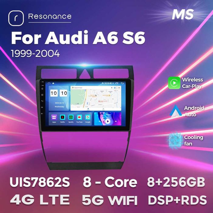 Магнітола Audi A6 android GPS навігація головний пристрій