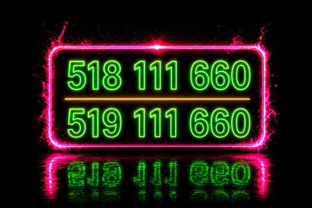 Złote  numery telefonu ,cena za komplet!!