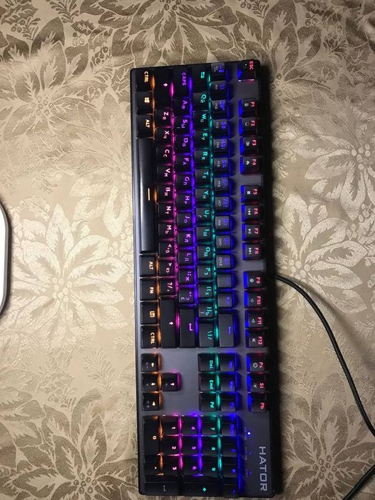 Механічна клавіатура HATOR Starfall RGB Blue (сині свічі)
