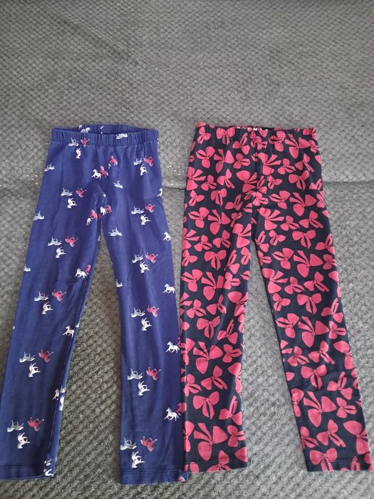 Leginsy 2 pary rozmiar 134