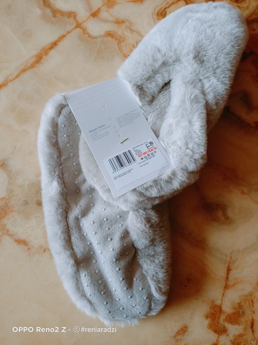 Kapcie damskie, r.38/39, slipper socks, supermiękkie