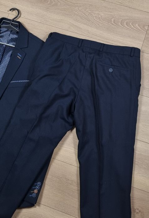 Garnitur męski komplet (marynarka+spodnie), elegancki, jak nowy