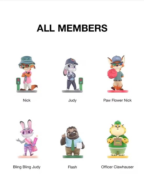 Оригінальна фігурка POP MART Disney Zootopia 2 Next Adventure