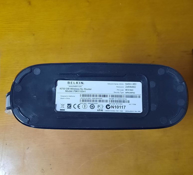 Router belkin f9k1103