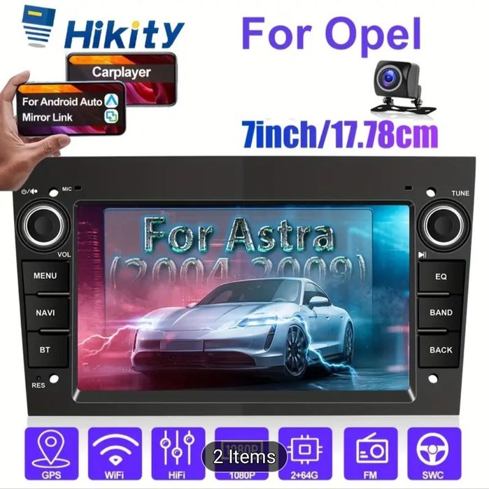 Radio samochodowe Hikity Android,  Opel