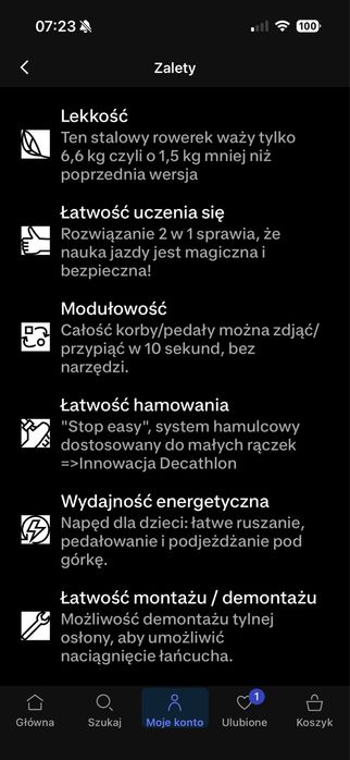 Rowerek dziecięcy
