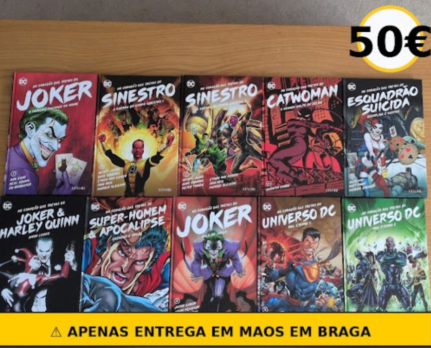 Lote 10 Livros BD DC Comics - Colecao Levoir (Capa Dura)