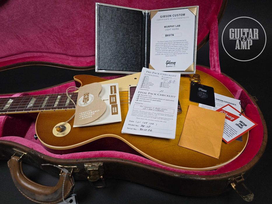 2020 Gibson Custom Shop Les Paul 1958 Reissue R8 Murphy Lab Light Aged