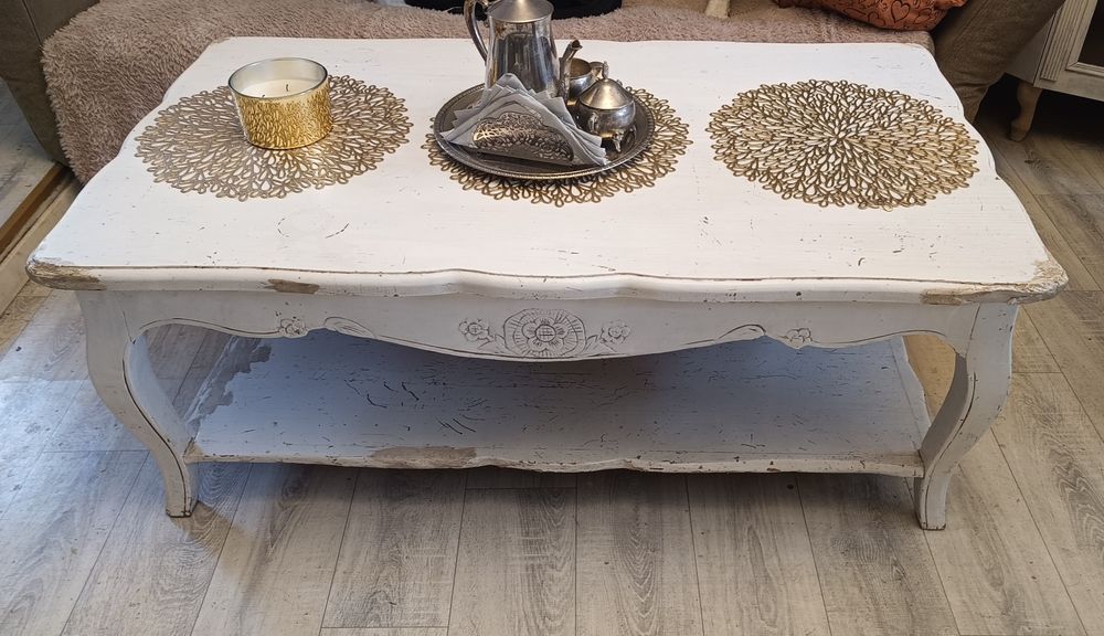 Ława stolik w stylu prowansalskim