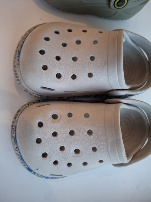 Крокси,  гумові чобітки дитячі  2 пари б/у