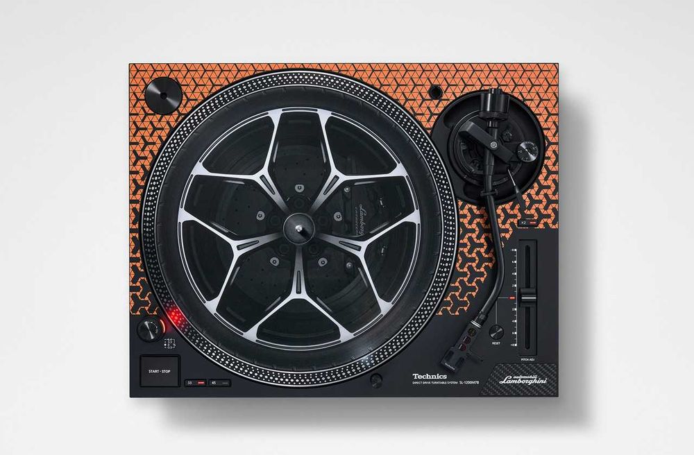 Technics SL-1200M7PED orange Lamorghini Limited