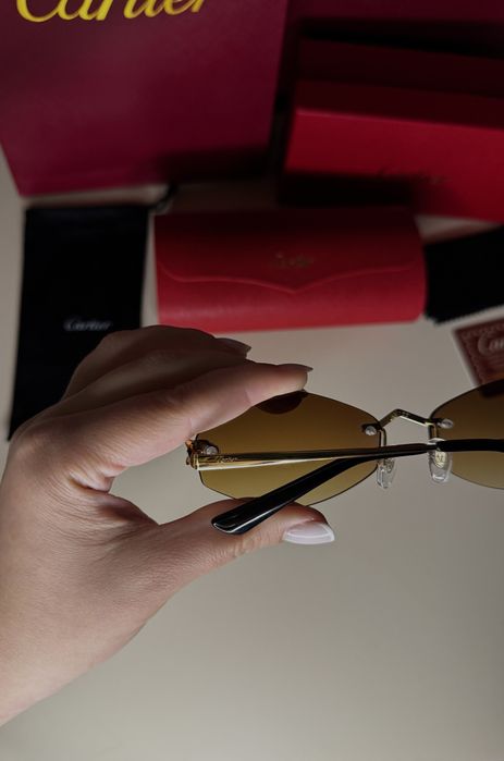 Окуляри очки Cartier panthere ромби з поляризацією