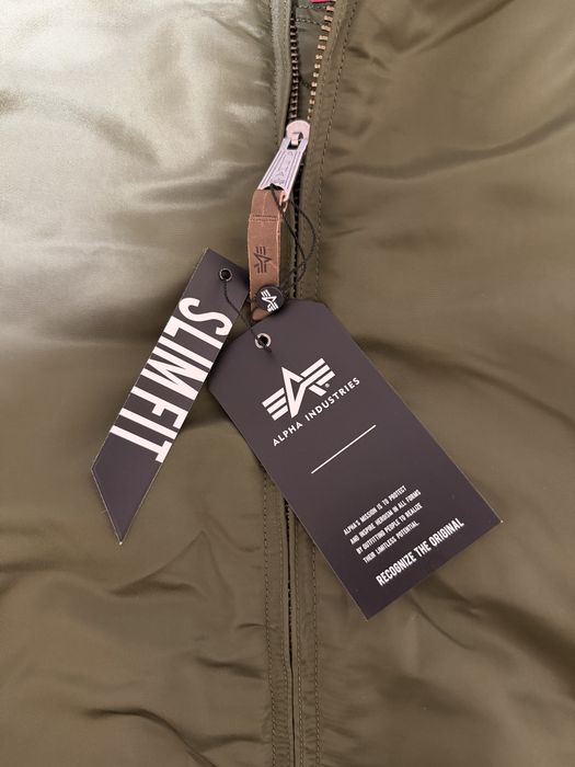 Бомбер Alpha Industries MA-1 VF 59 Long, розмір М-L, зелений