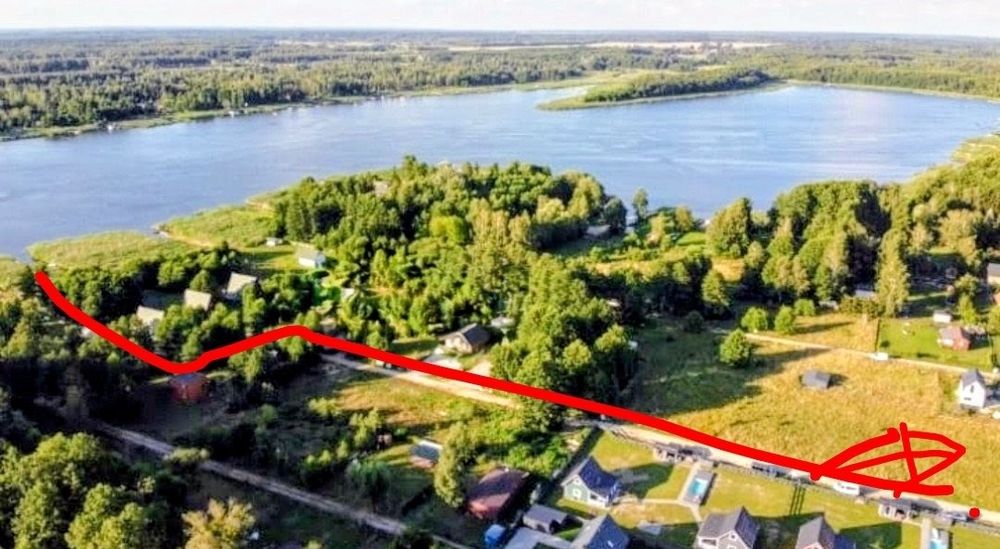 Działka Budowlana Mazury  Sprzedam  Zamienię  Jezioro Roś w Pilchy