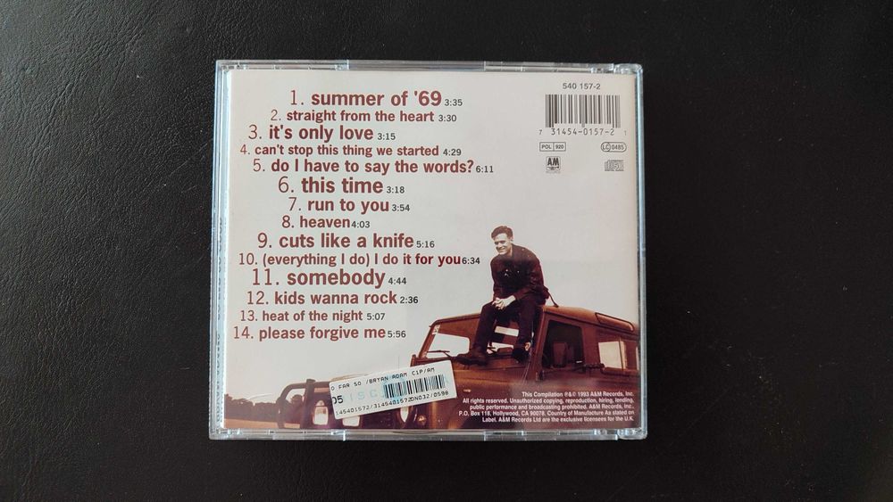 Bryan Adams • So Far So Good (CD)