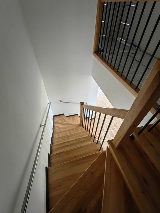 schody drewniane na beton