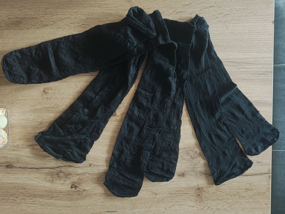 Podkolanówki damskie czarne