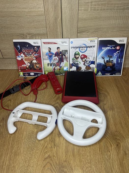 Konsola Wii Mini Red + Gry